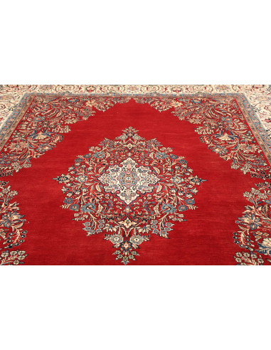 Tappeto Sarough Persia beige rosso 267x368