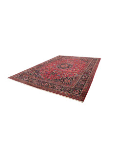 Tappeto Mashad Persia grigio rosso 302x384 2