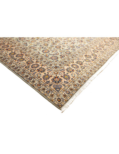 Tappeto Kashan Persia bianco marrone 305x407