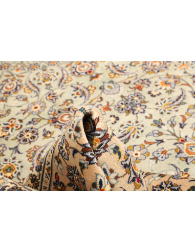 Tappeto Kashan Persia bianco marrone 305x407