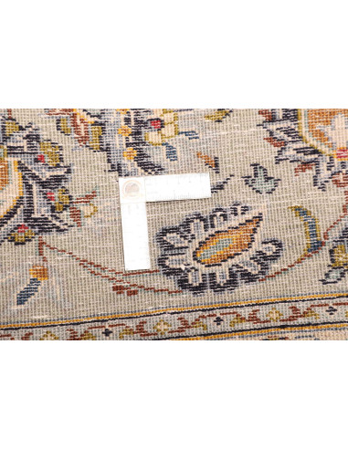 Rug Kashan Persia white maroon 305x407