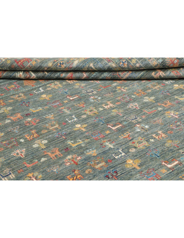 Tappeto Rubin Pakistan 249x350 Blu Verde Petrol