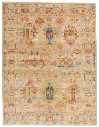 Rug Tribal Pakistan 150x197 Beige Red Blue Yell