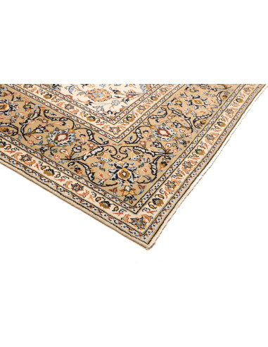 Tappeto Kashan Persia beige grigio 244x370