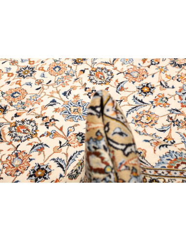 Tappeto Kashan Persia beige grigio 244x370