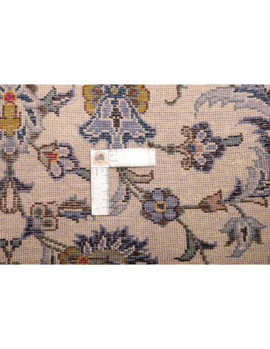 Tappeto Kashan Persia beige grigio 244x370