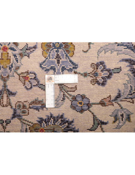 Tappeto Kashan Persia beige grigio 244x370