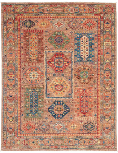 Rug Tribal Pakistan 148x194 Terracotta Blue Red