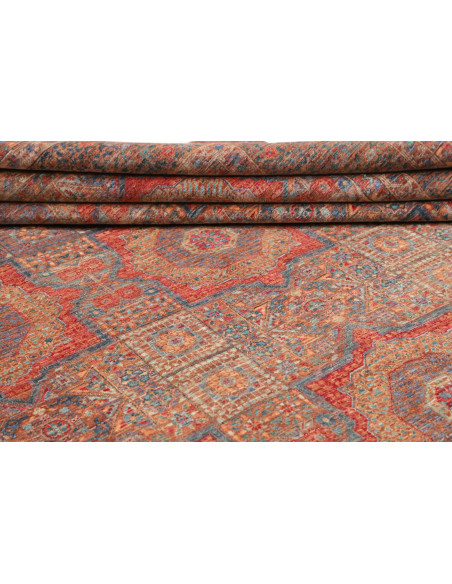 Tappeto Mamlouk Pakistan 270x366 Rosso Ruggine