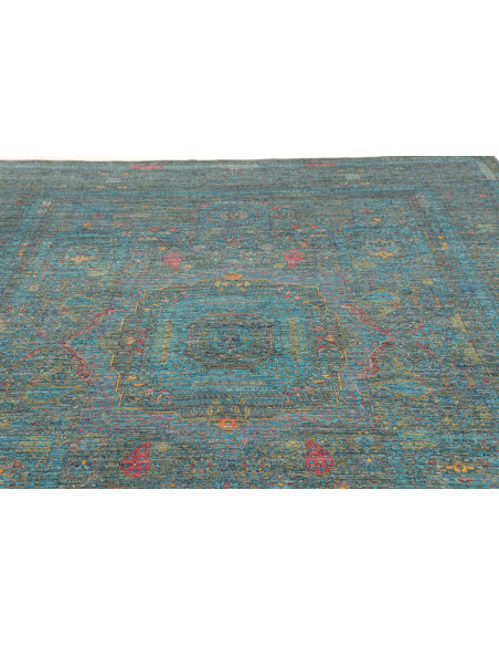 Tappeto Mamlouk Pakistan 247x307 Petrolio Blu R