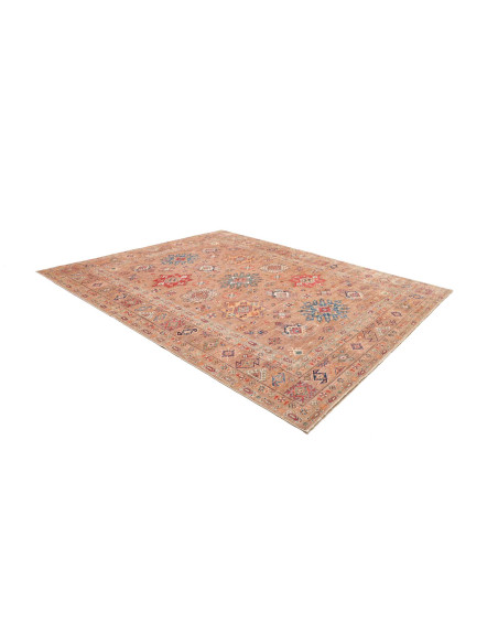 Rug Kazak Fine Pakistan 254x312 Earthy Brown Bl