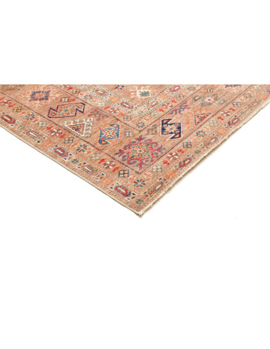 Rug Kazak Fine Pakistan 254x312 Earthy Brown Bl