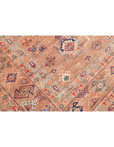 Rug Kazak Fine Pakistan 254x312 Earthy Brown Bl