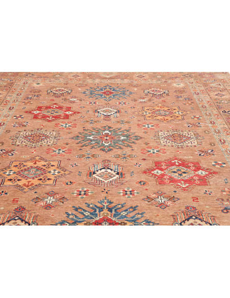 Rug Kazak Fine Pakistan 254x312 Earthy Brown Bl