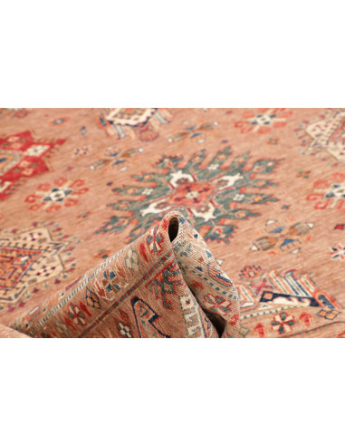 Rug Kazak Fine Pakistan 254x312 Earthy Brown Bl