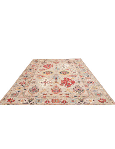 Tappeto Kazak Fine Pakistan 247x303 Grigio Beig