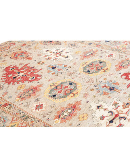 Tappeto Kazak Fine Pakistan 247x303 Grigio Beig