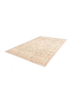 Tappeto Kazak Afghanistan 207x300 Beige Rosa Pa 2
