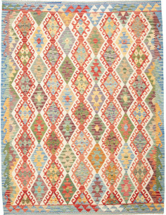 Tappeto Kilim Afghanistan marrone beige 181x237