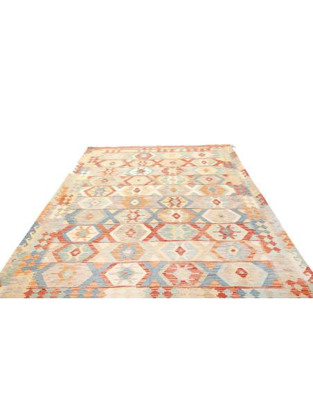 Rug Kilim Afghanistan white 197x293