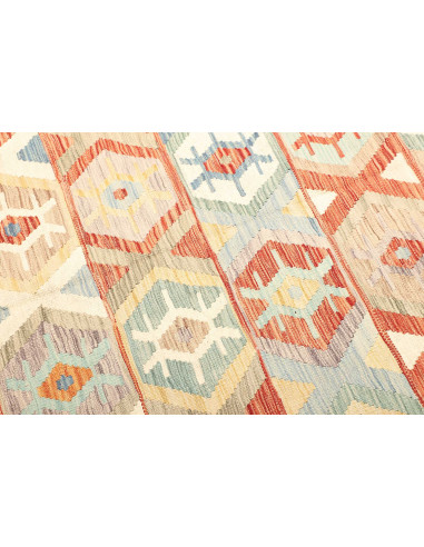 Rug Kilim Afghanistan white 197x293