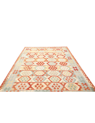 Rug Kilim Afghanistan white 197x291