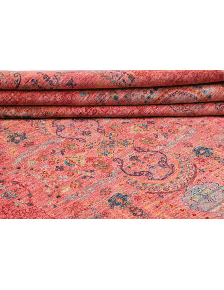 Rug Shahi Fine Pakistan 251x288 Coral Blue Gold
