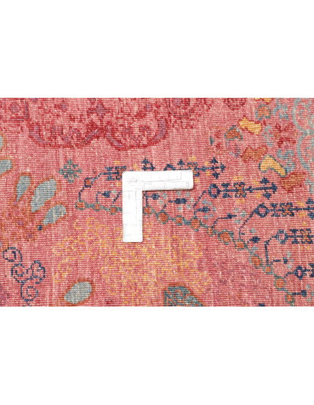 Rug Shahi Fine Pakistan 251x288 Coral Blue Gold