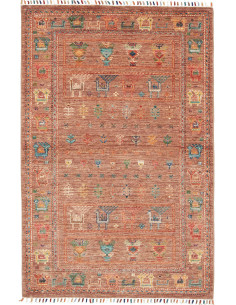 Rug Rubin Pakistan 98x149 Terracotta Rust Orang