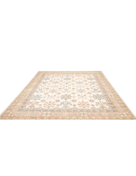 Rug Kazak Afghanistan 255x295 Cream Peach Terra
