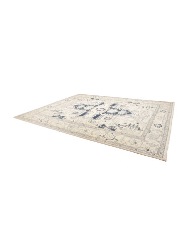 Rug Kazak Afghanistan 308x400 Ivory Blue