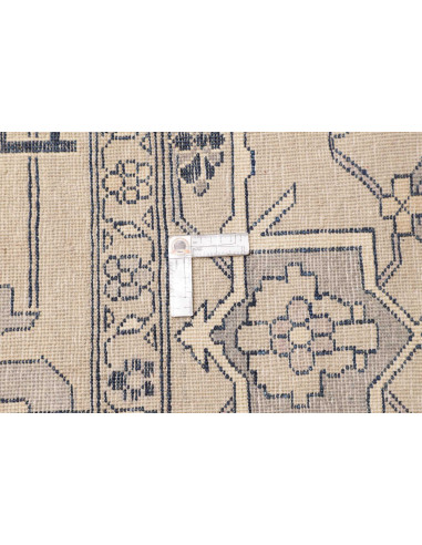 Tappeto Kazak Afghanistan 308x400 Avorio Blu