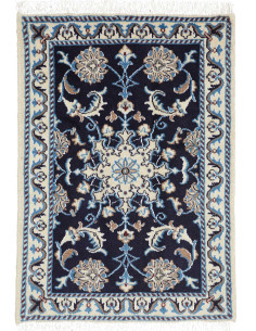 Tappeto Nain Kashmar Persia bianco grigio 60x90