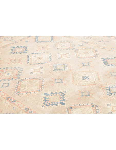 Tappeto Kazak Afghanistan 207x306 Beige Blu Pes