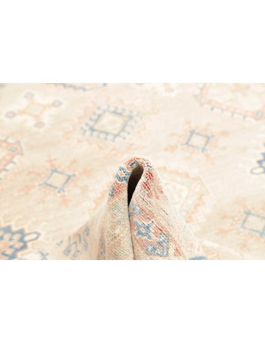Tappeto Kazak Afghanistan 207x306 Beige Blu Pes