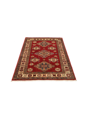 Rug Kazak Fine Pakistan brown yellow 98x143