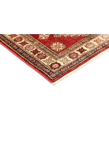 Rug Kazak Fine Pakistan brown yellow 98x143