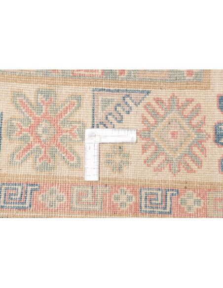 Tappeto Kazak Afghanistan 200x285 Beige Grigio