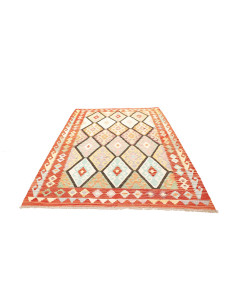 Rug Kilim Afghanistan beige orange 176x243 2