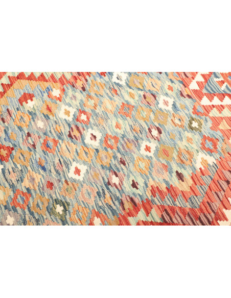 Rug Kilim Afghanistan yellow orange 174x241