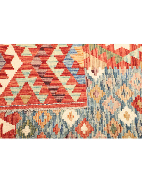Rug Kilim Afghanistan yellow orange 174x241