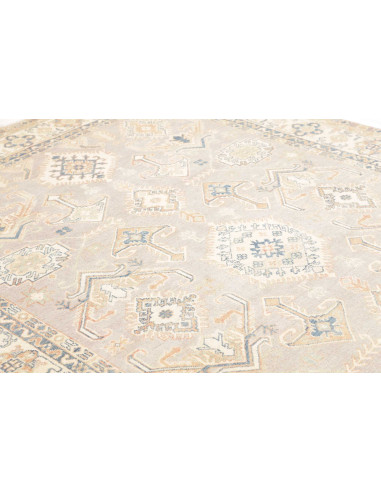 Tappeto Kazak Afghanistan 201x283 Grigio Chiaro