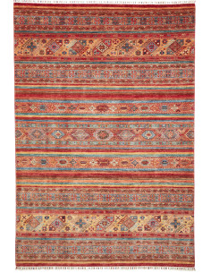 Tappeto Samarkand Pakistan 201x297 Rosso Terrac