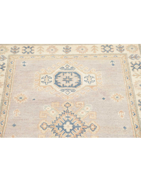 Tappeto Kazak Afghanistan 201x299 Grigio Chiaro