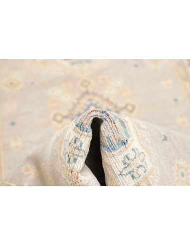 Tappeto Kazak Afghanistan 201x299 Grigio Chiaro