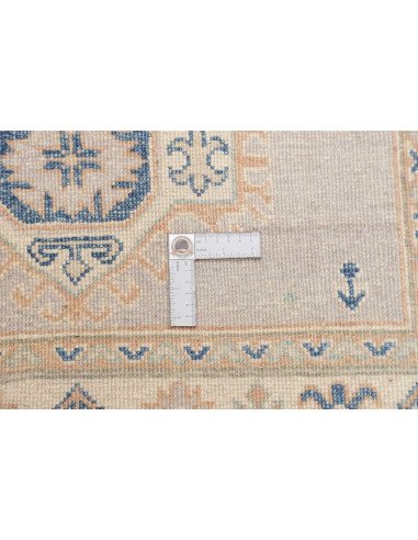 Tappeto Kazak Afghanistan 201x299 Grigio Chiaro
