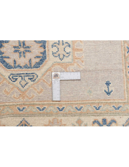 Tappeto Kazak Afghanistan 201x299 Grigio Chiaro