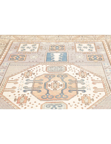 Rug Kazak Afghanistan 202x297 Pearl Grey Cream