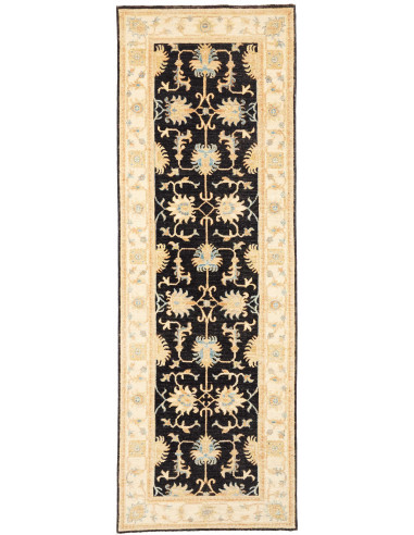 Rug Ziegler Fine Pakistan 85x254 Black Cream Go