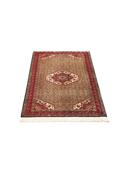 Rug Ardabil Persia maroon grey 72x105